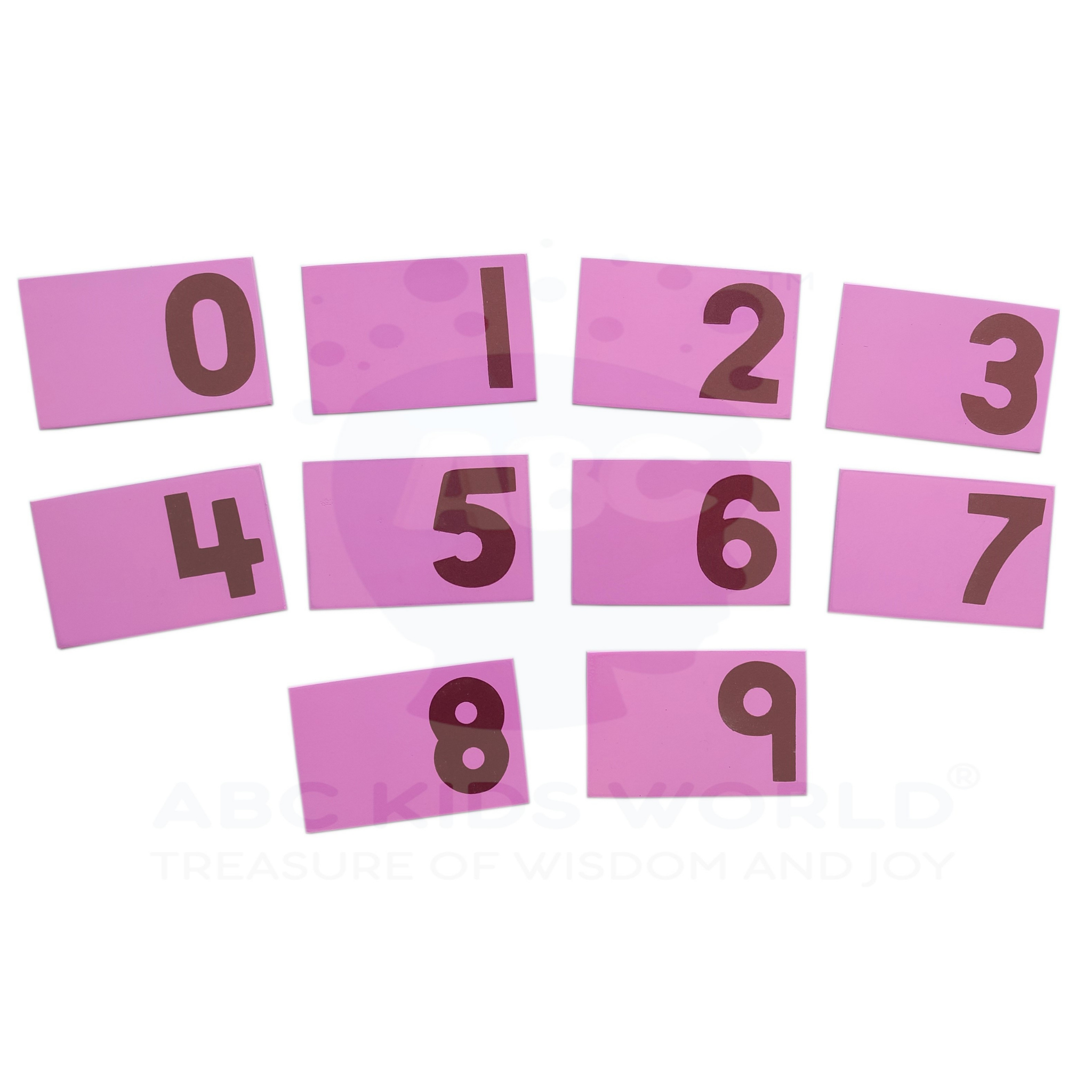 Sand Paper Numbers Set โ ABC KIDS WORLD